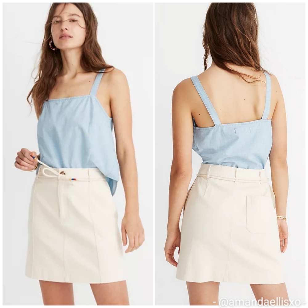 Madewell Cream Skirt